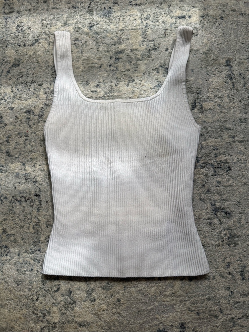 ARITZIA | Babaton White Sculpt Knit Tank